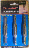 3-PC Hinge Drill Bit Set